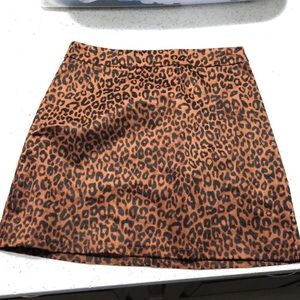 Cheetah skirt